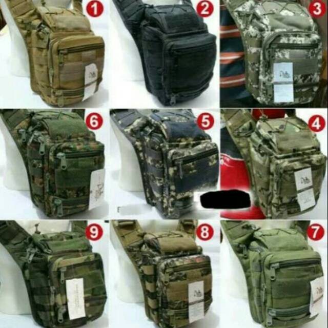 Tas Tactical Army - Tas Selempang Tactical Loreng