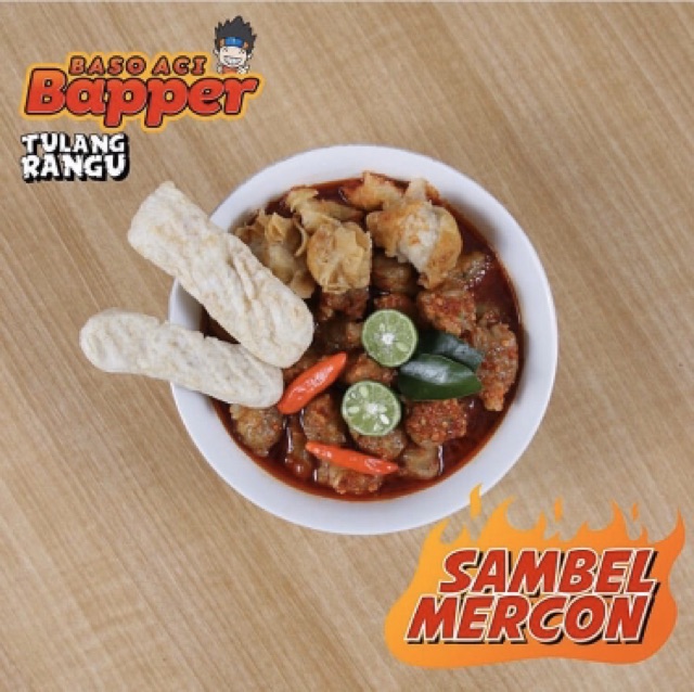 (READY STOCK) BASO ACI BAPPER SAMBEL MERCON BAPER | BAKSO TULANG RANGU SPICY PEDAS GILA NAMPOL PEDAS