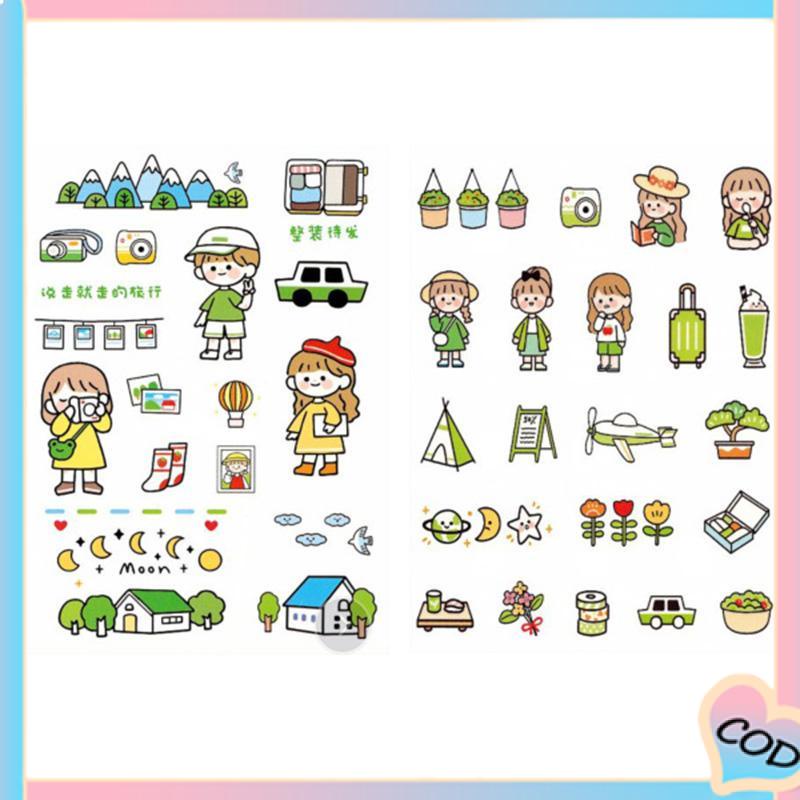 COD❤️ Stiker Motif Emoji Untuk Dekorasi Handphone / Diary DIY-A.one