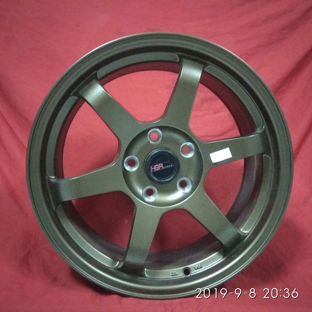 Velg Mobil HSR Surabaya Ring 17 TE37 WHEELS Holle 5x114,3