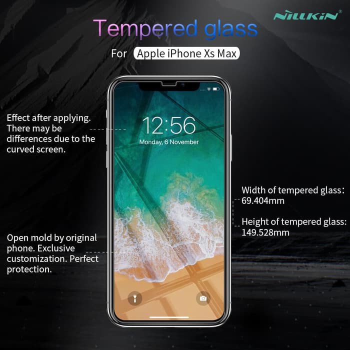 Apple iPhone XS Max (iPhone 6.5) Tempered Glass NILLKIN AMAZING H+ Pro