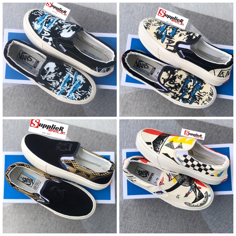 VANS SLIP ON X MOMA FOR WOMEN &amp; MEN UNISEX