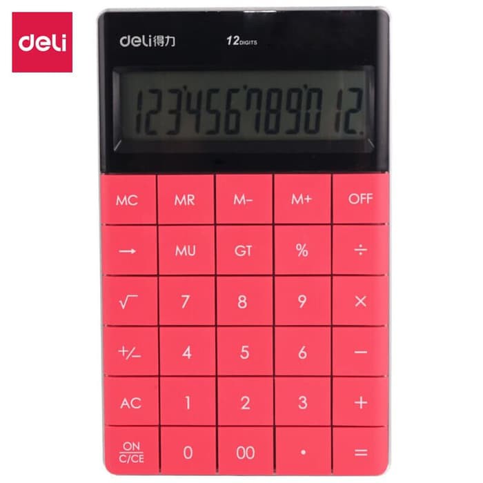 Deli E1589 Calculator Desktop Kalkulator Stylish Office 1589 Kantor