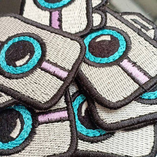 Patch bordir kamera/patch baju/bordir tempel