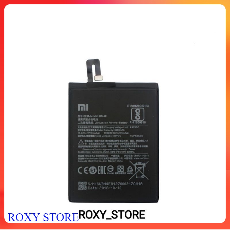 Battery Baterai Batre Xiaomi Pocophone F1 / BM4E Original