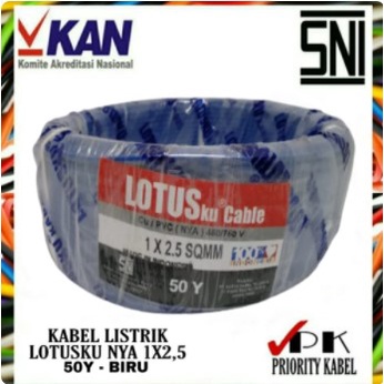 Kabel Listrik Kawat LOTUSku NYA 1x2,5 1x2.5 50 yard (50y)