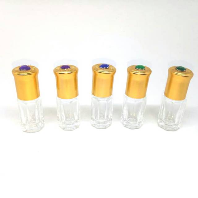 Botol parfum roll on tola 3ml per dus 600 pcs