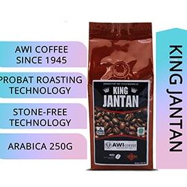 

[ COD ] Awi Coffee Kopi King Jantan Peaberry 250gr Biji |Arabica |Roasted Biji EKSLUSIF Kode 376
