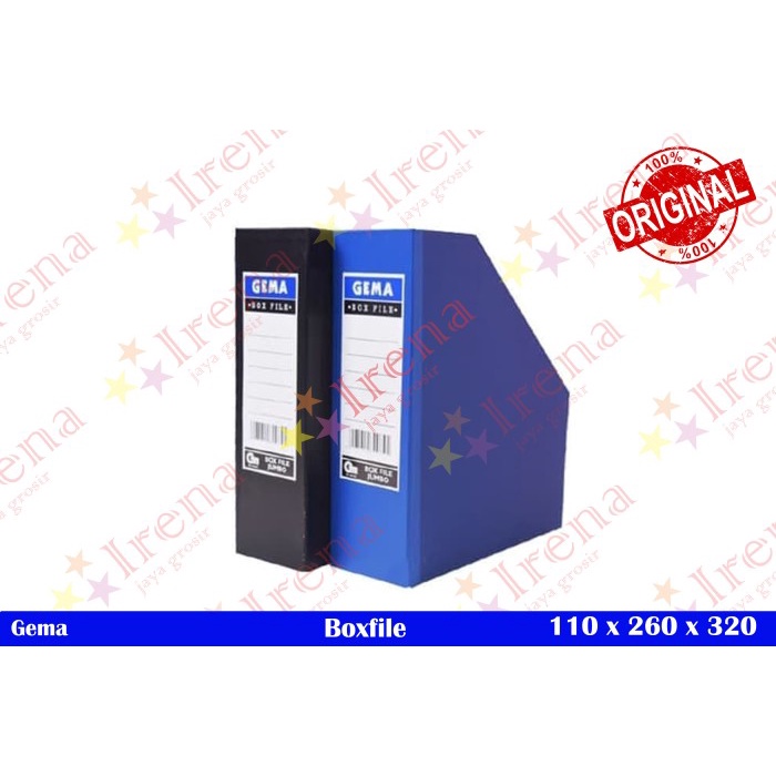 

File-Box- Gema Box File Odner Hitam Biru - Hitam -Box-File.