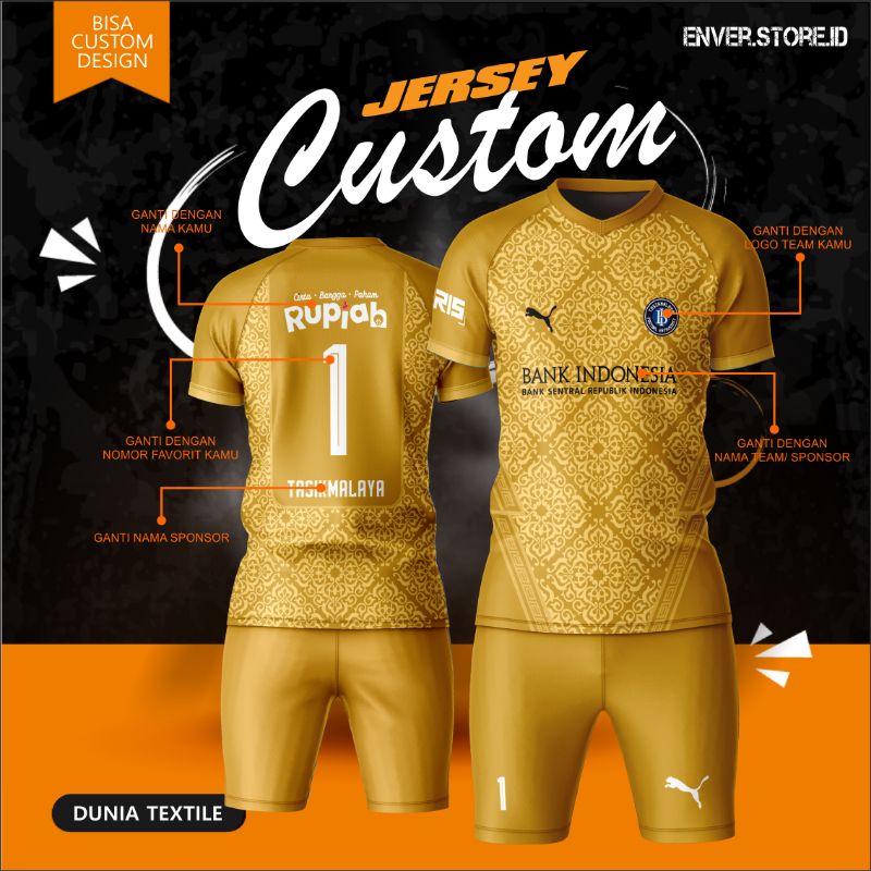 JERSEY BOLA JERSEY FUTSAL  CUSTOM DESIGN MURAH