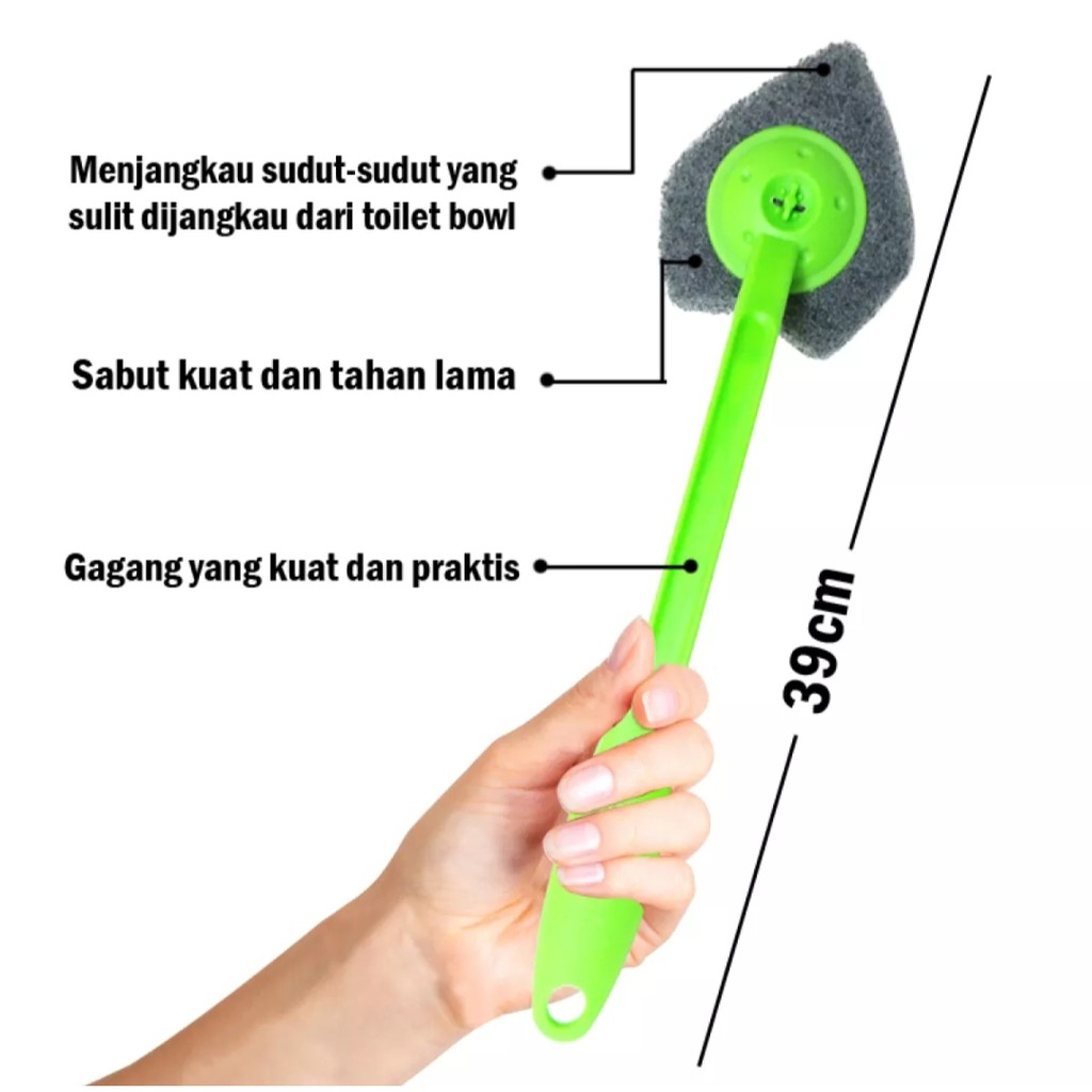 3M Scotch Brite Sikat Toilet Duduk Ergonomis Scrubber 3M-ID-55