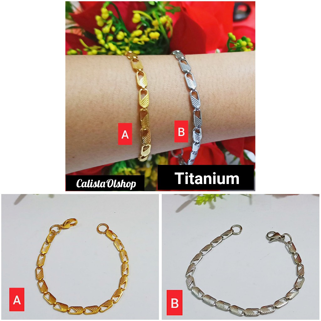 Gelang Dewasa Rantai Titanium (COD)