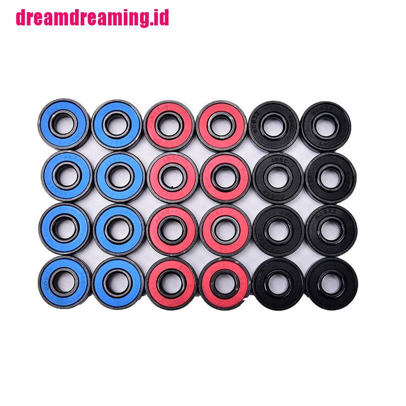 (dreamdreaming.id) 8pcs / set 608RS Bearing spacer Bahan Baja Untuk skateboard