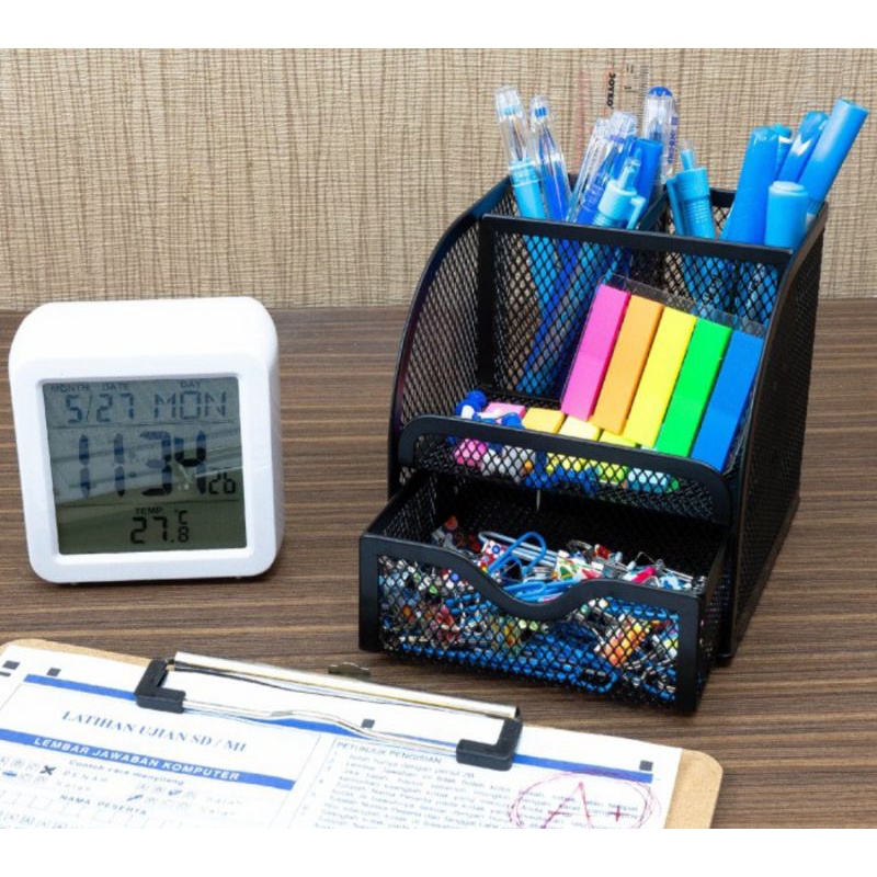 

Desk Set Pen Holder Tempat Alat Tulis Jaring Jala Joyko DS-18