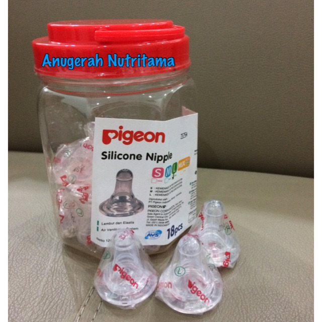 Pigeon Silicone Nipple Standard S/M/L