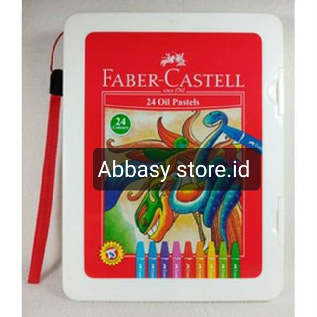 

FABER CASTELL CRAYON HEXAGONAL OIL PASTELS 24 COLOURS