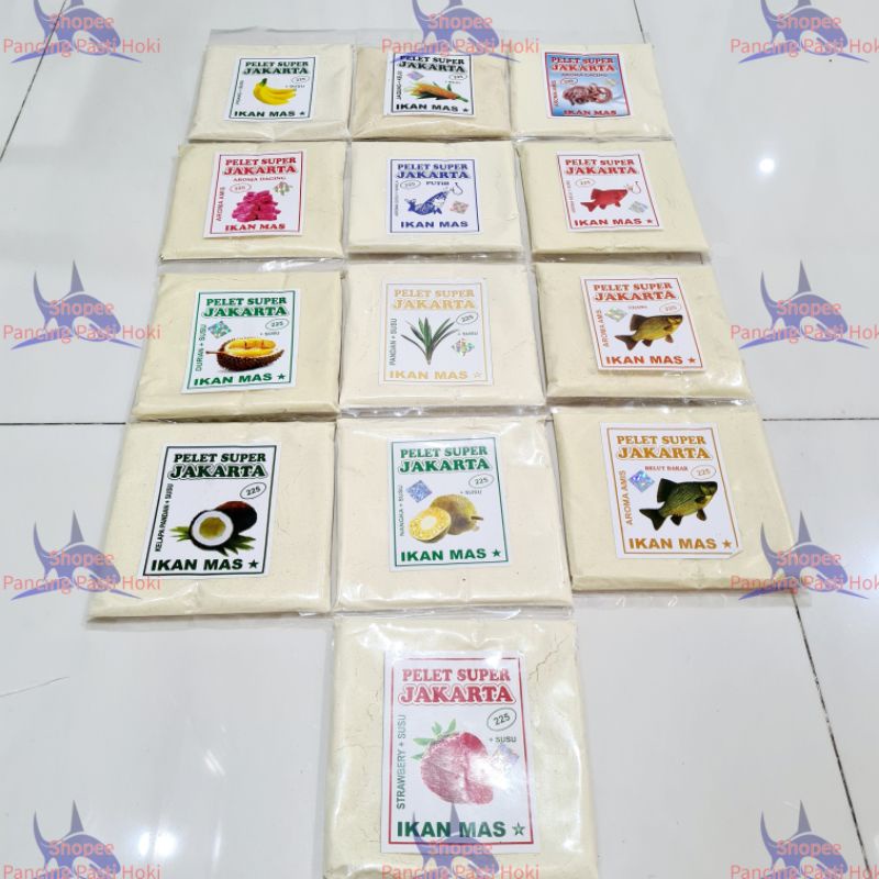 umpan pelet SUPER JAKARTA / umpan ikan mas super jakarta