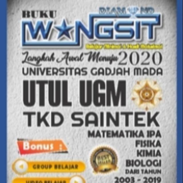 Buku Utul UGM TKD SAINTEK DIAMOND BUKU WANGSIT