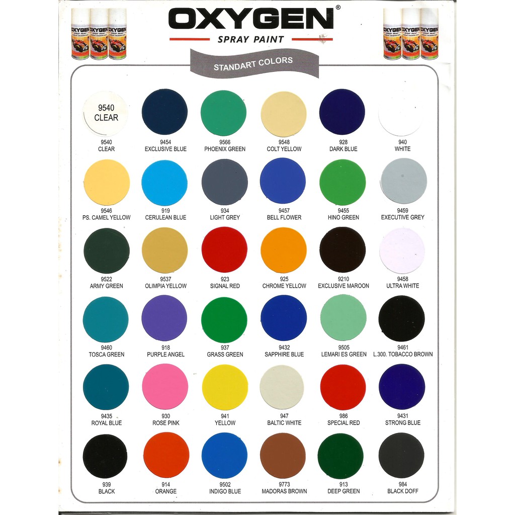 Cat Semprot / Pylox OXYGEN Acrylic Spray Paint - 9455 Hino Green