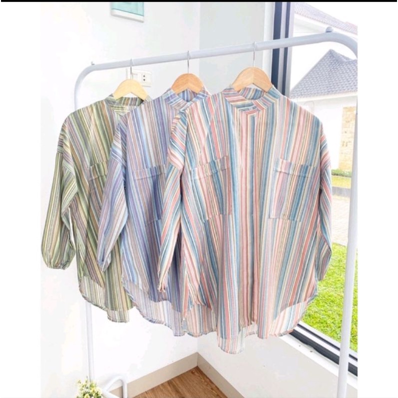 Sierra Candy Stripe tunik XL