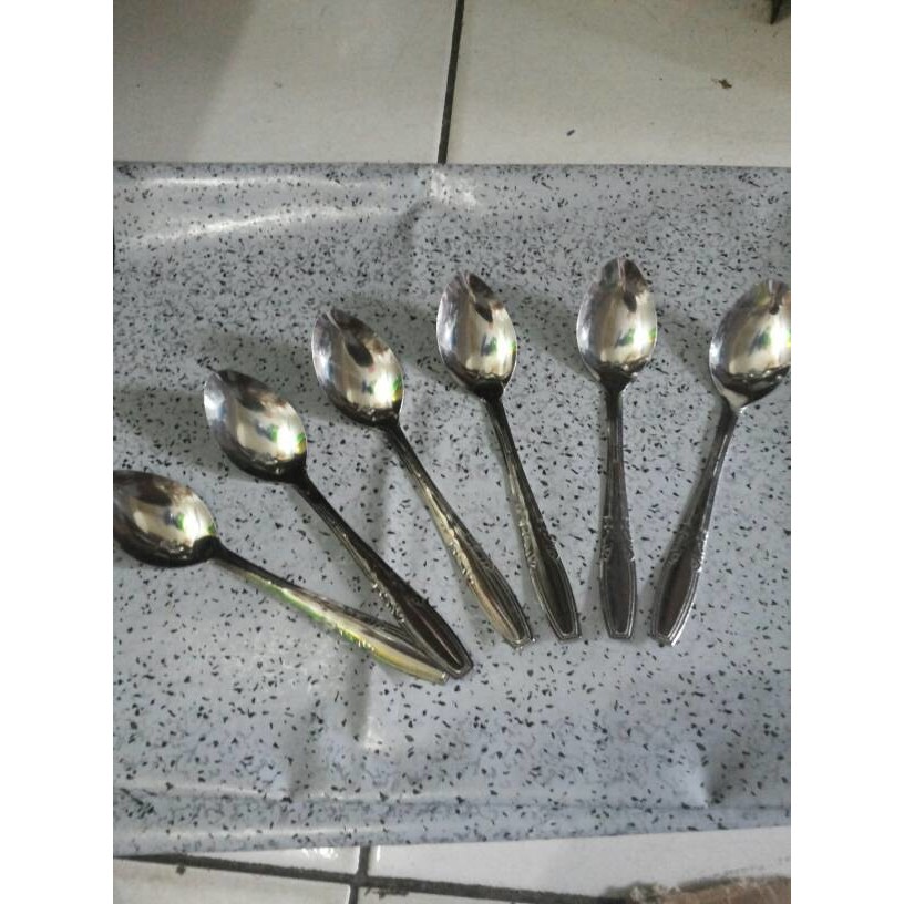 12pcs SENDOK STAINLESS MURAH DAN EKONOMIS