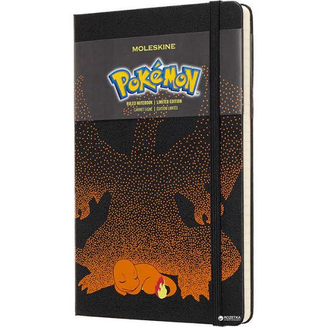 Moleskine Ruled Notebook Limited Edition Pokemon series - Salamander