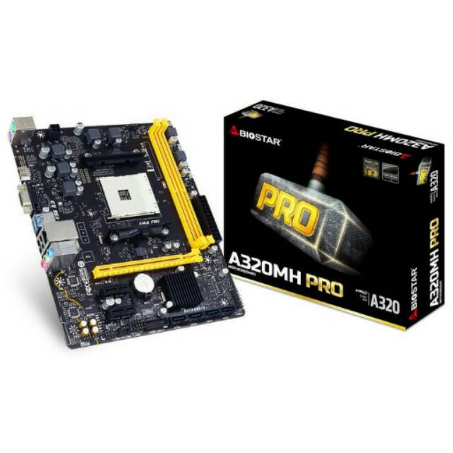 MAINBOARD MOTHERBOARD BIOSTAR A320MH PRO AMD DDR4