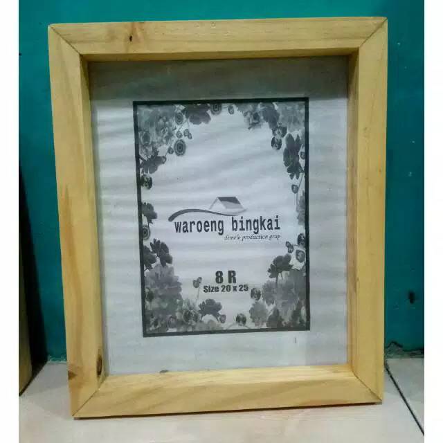 FRAME BINGKAI FOTO KAYU JATI BELANDA. PIGURA