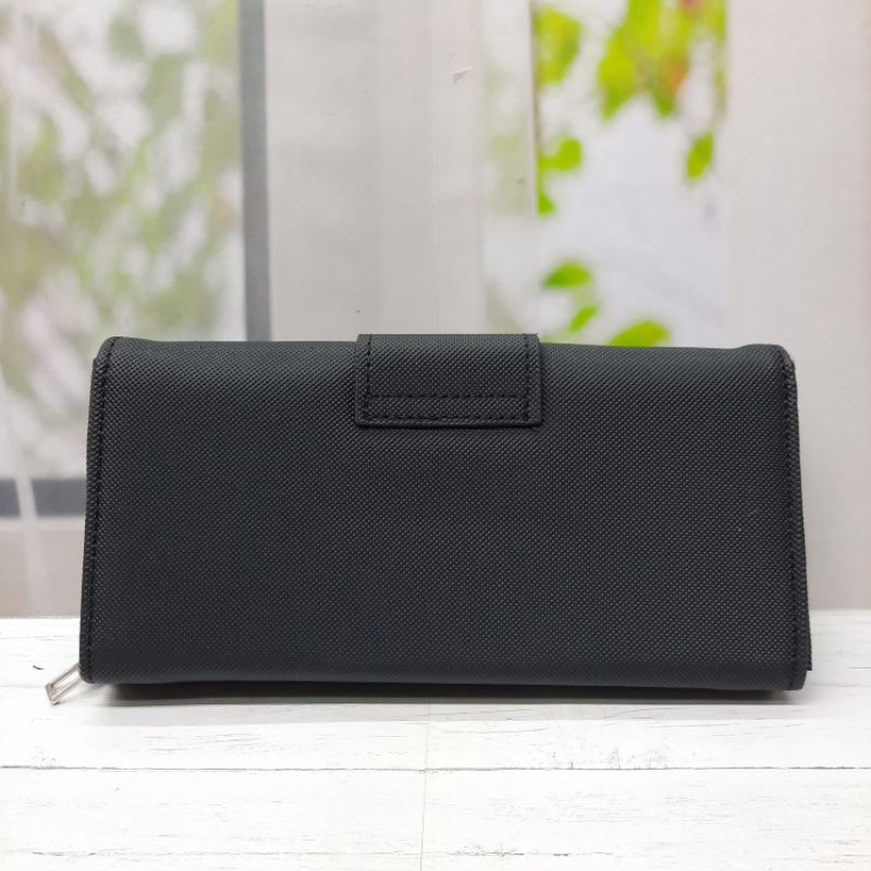 COD Dompet Wanita Panjang dan Sedang Bersekat Tebal Plat Bahan Poliester Nylon