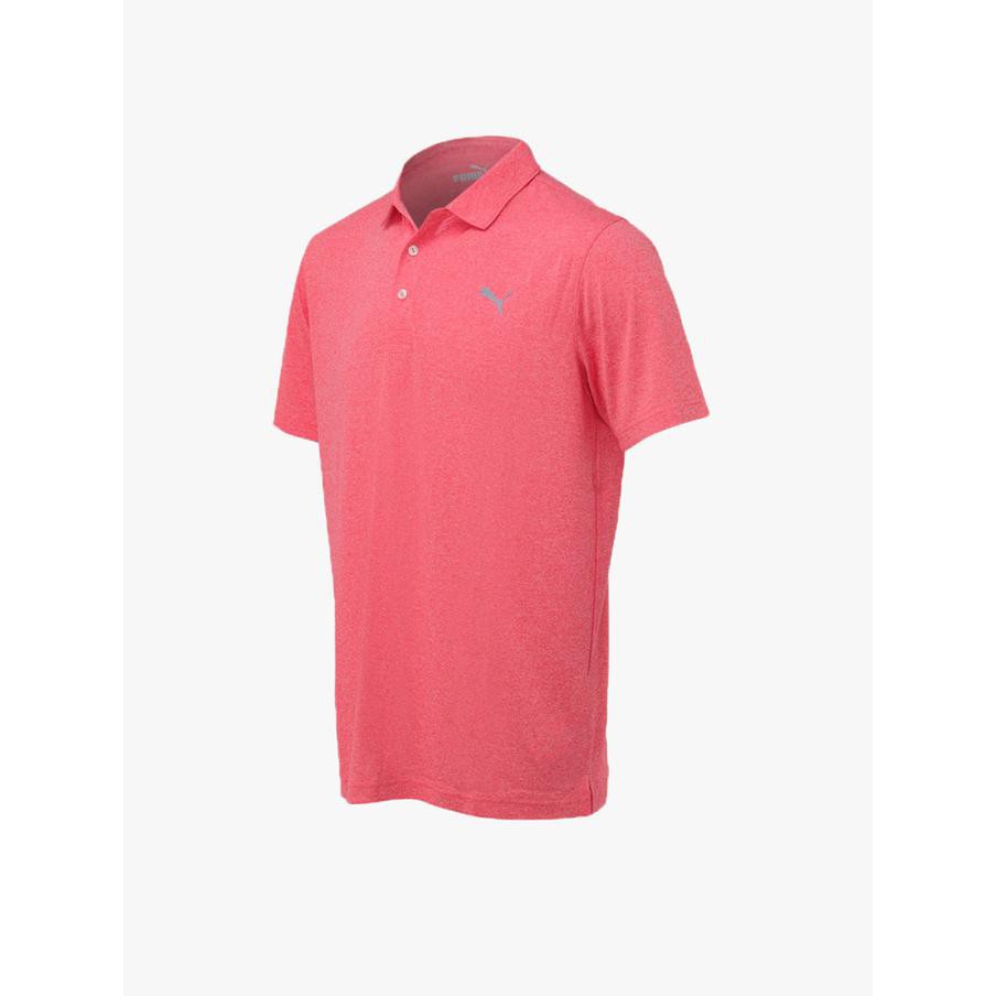 Kaos Golf Pria Puma Golf Performance Heather Polo - Red