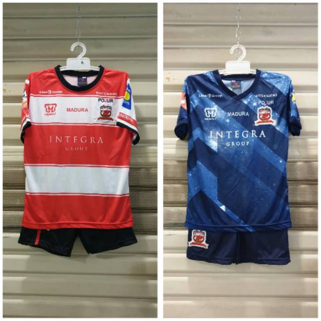 Setelan Bola Anak Madura - Baju Bola Madura - Jersey Anak Madura - Jersey Kids Madura - Kaos bola an