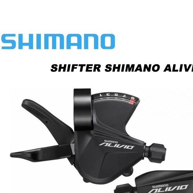SHIFTER SEPEDA SHIMANO ALIVIO SL M3100 RAPIDFIRE PLUS 9 SPEED ORIGINAL-1
