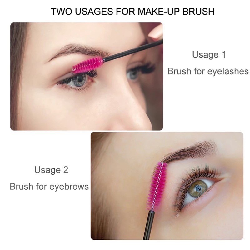 matahari - EYELASH Sisir Kuas Extention Bulu Mata Spoolers Makeup Tool Kit Brush