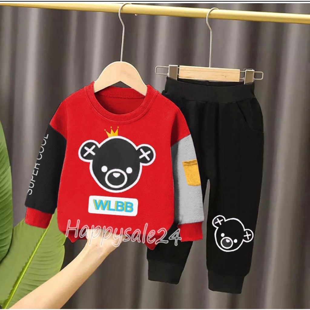 COD/BABYTERRY ANAK TERBARU/SETELAN SWEATER 1-5 TAHUN