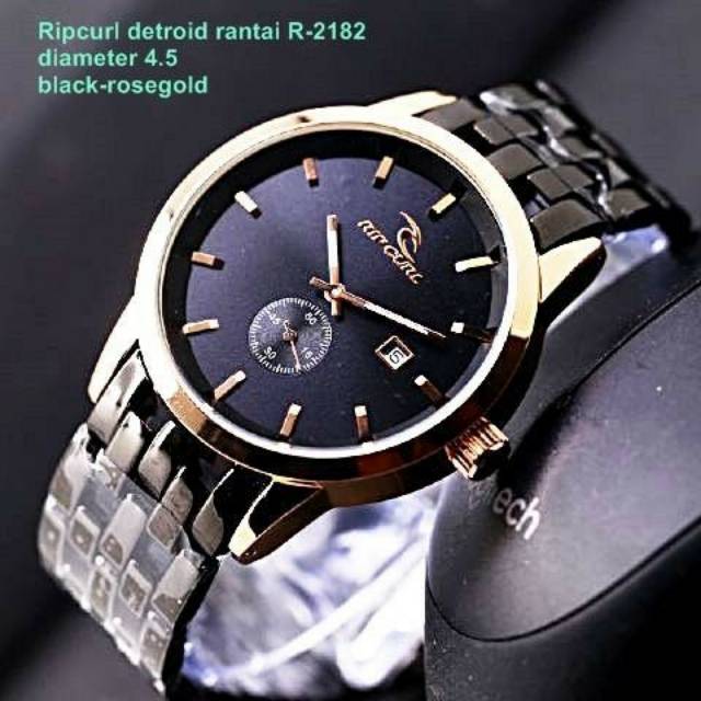 Jam tangan pria Rip Curl Detroit rantai