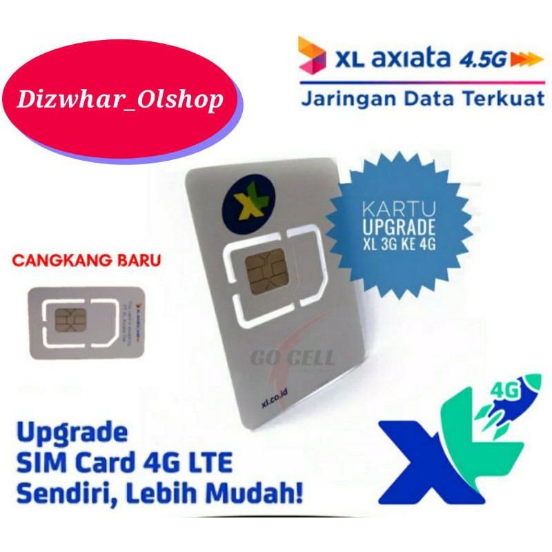 kartu perdana upgrade xl 4G