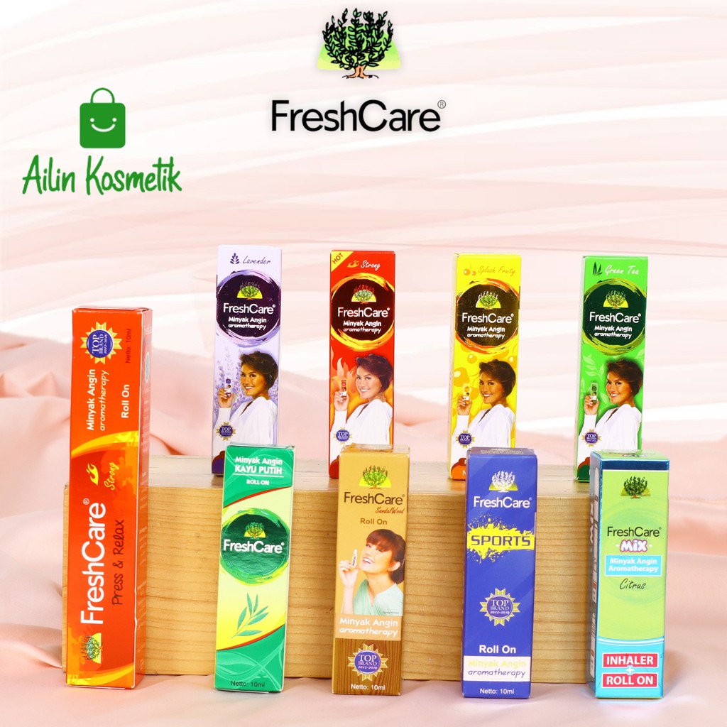 FRESHCARE Minyak Angin Aromateraphy Roll On 10ml | Fresh Care Teens Aroma Terapi Gosok by AILIN