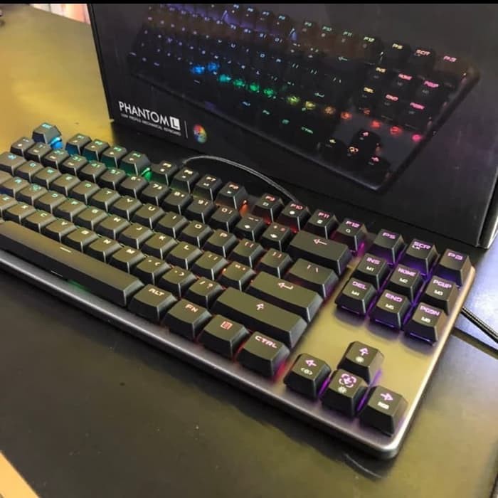 Tecware Phantom L 87 RGB Low Profile Mechanical Keyboard Outemu Blue or Brown or Red | Gaming Keyboard