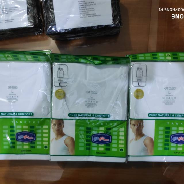 SINGLET  GT MAN POLOS  GTT PUTIH SINGLET PRIA TANK TOP GT MAN, KUTANG ORIGINAL, KATUN, ADEM, NYAMAN