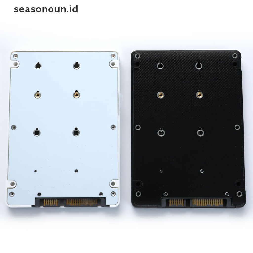 (seasonoun) Kartu Adapter Converter SSD mSATA Ke SATA 3 2.5 &quot;Dengan Case 2.5&quot;