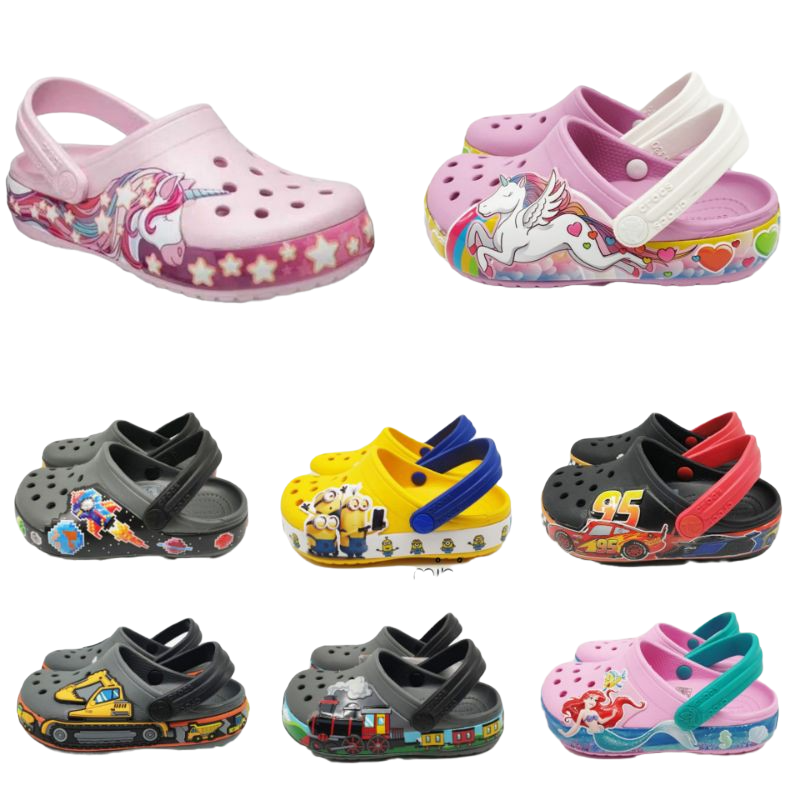 Crocs Anak Cowok dan Cewek Crocs Fun Lab Character Original