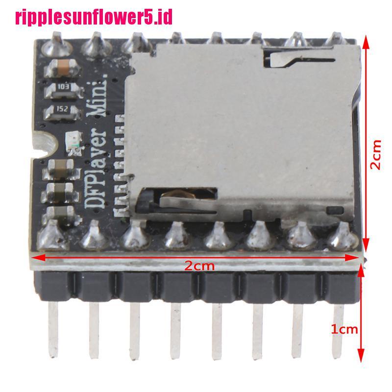 Modul decoder audio MP3 player Mini TF Card U disk Untuk Arduino DF