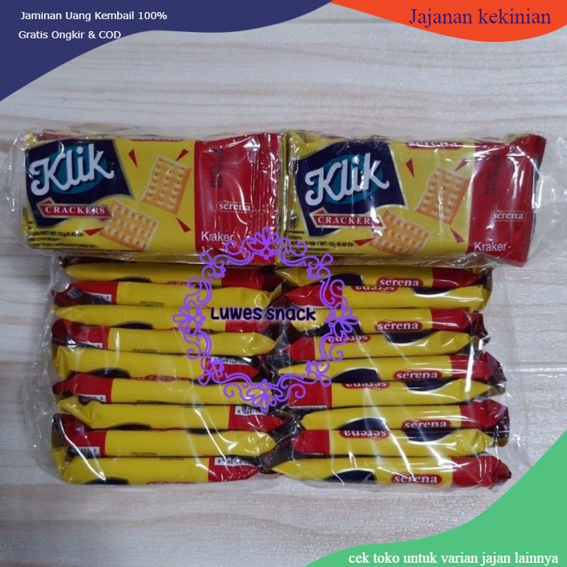 

Serena-klik crackers isi 10pcs-jajanan jadul-makanan ringanl-jajan anak jadul-snack jadul