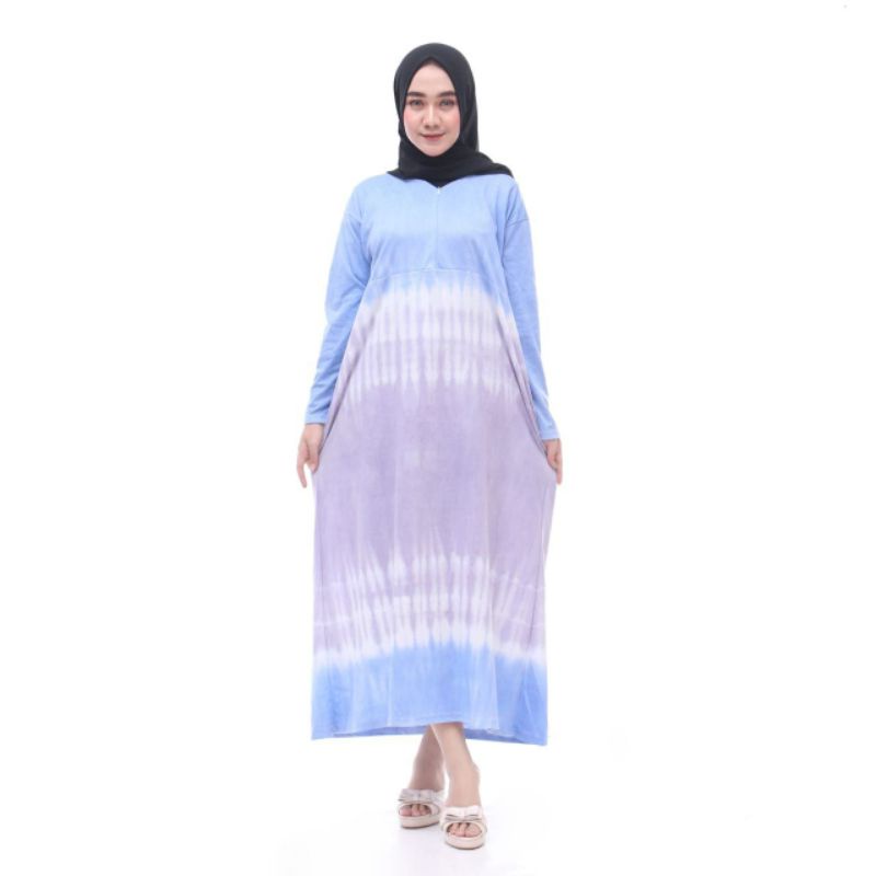 LONGDRESS Daster Lengan Panjang (Batikpekalongan) Busui Bahan Kaos Adem