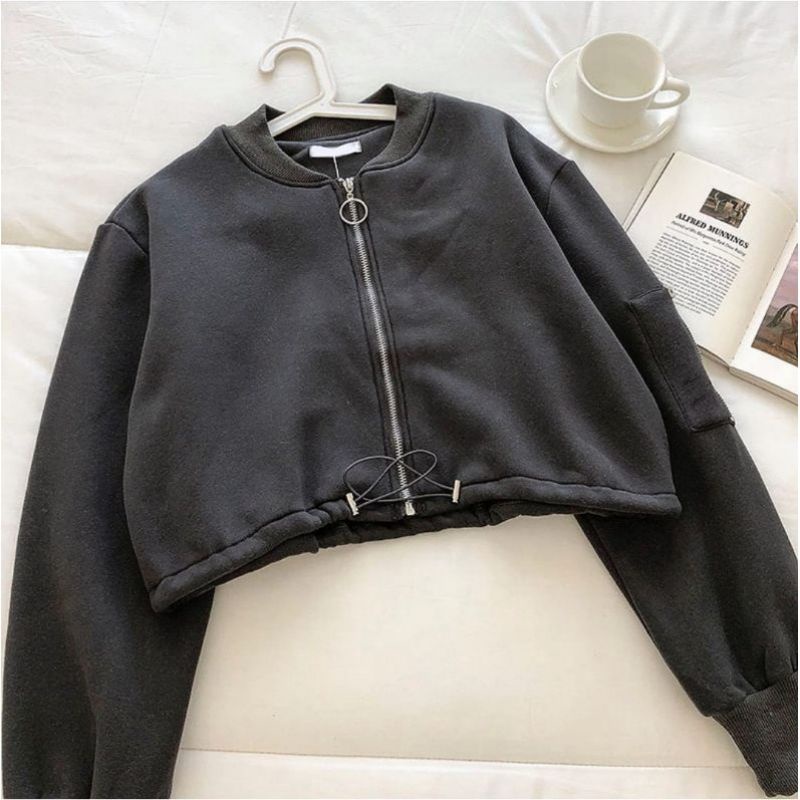 Sweater MILKY CROPPE - Switer Crop korean style