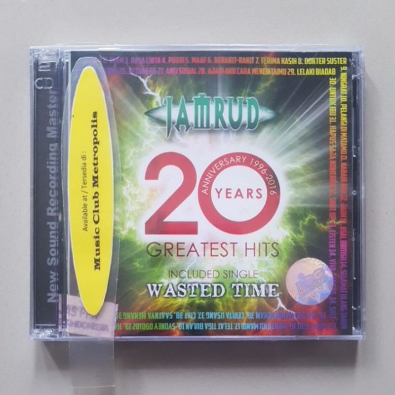 CD JAMRUD - 20 YEARS GREATEST HITS 1996-2016 (2DISC)