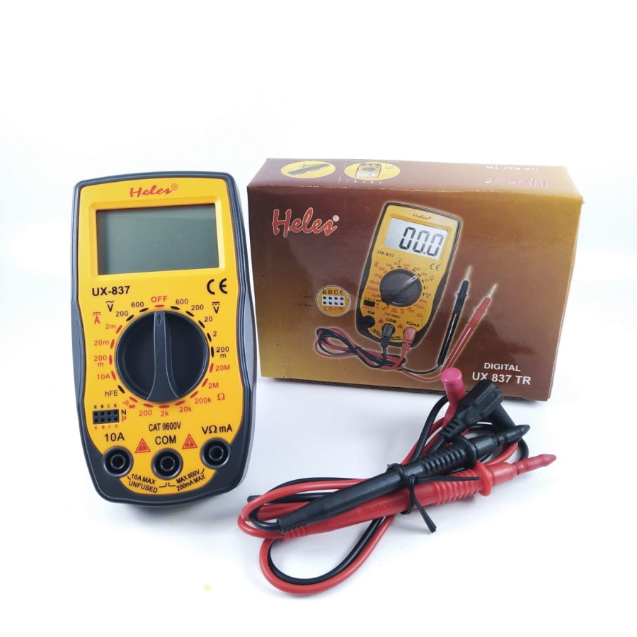 Multitester Heles UX837TR Multimeter Digital UX-837TR Tester UX 837 TR