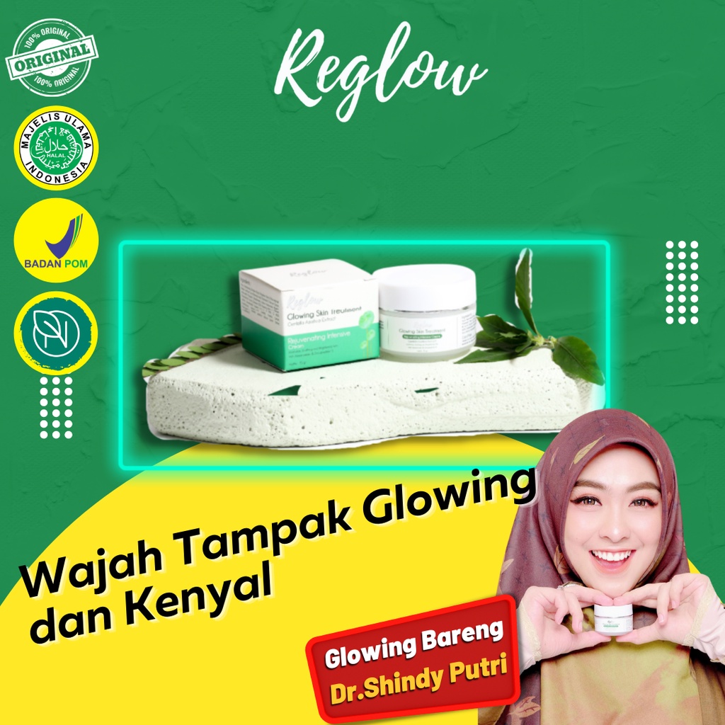 Skincare Pemutih Wajah Reglow dari Bahan Alami Untuk Kulit Sensitif-Cream