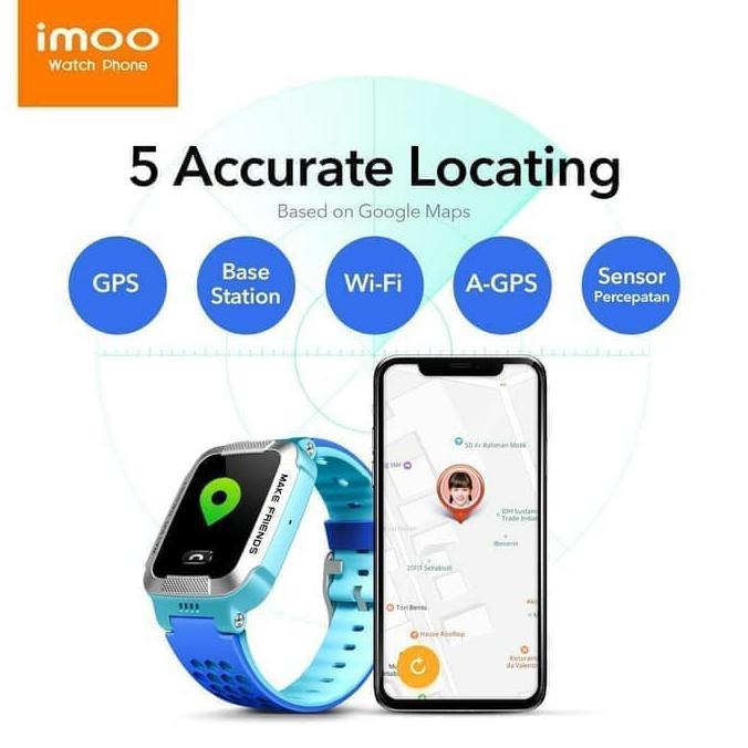 Promo Spesial Jam Tangan Imoo (Immo/Imo Watch Phone)-Garansi Resmi - Ungu
