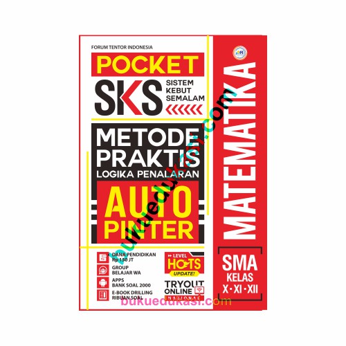 BUKU SKS / BUKU SMA / POCKET SKS MATEMATIKA, FISIKA, KIMIA, BIOLOGI BEST SELLER-Matematika